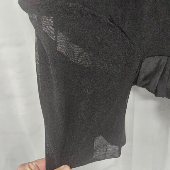 NWT HoneyLove Black Allover Sculpt Wear Shorts Compression Posture Support 2X - Picture 3 of 9